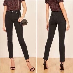 Reformation Hepburn Jeans, Argentine Wash, Size 28